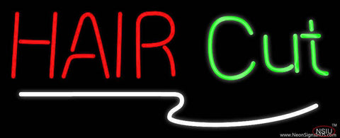 Hair Cut Real Neon Glass Tube Neon Sign 