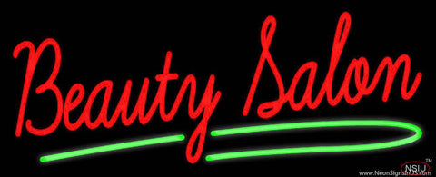 Red Beauty Salon Real Neon Glass Tube Neon Sign 
