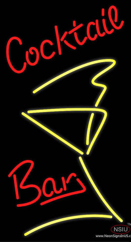 Cocktail Bar Real Neon Glass Tube Neon Sign 