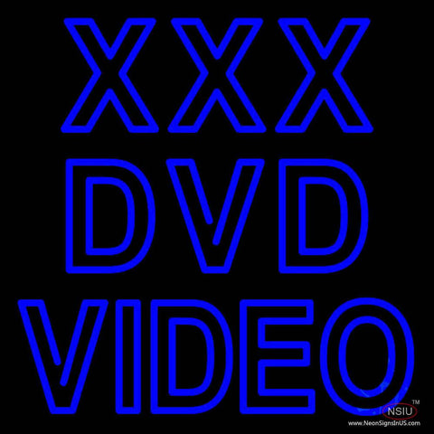 Xxx Dvd Video Real Neon Glass Tube Neon Sign 