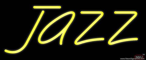 Yellow Jazz Real Neon Glass Tube Neon Sign 