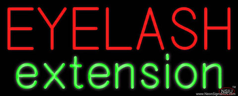 Red Eyelash Green Extension Real Neon Glass Tube Neon Sign 