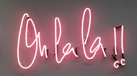 Oh La La neon sign