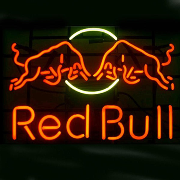 Professional Red Bull Shop Open Handmade Art Neon Sign – Custom