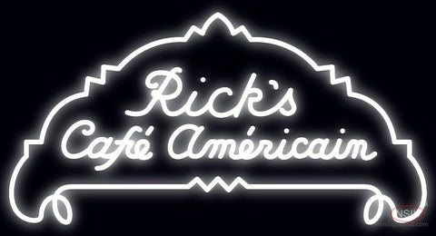 Rick's Cafe Americain Casablanca Neon Sign 