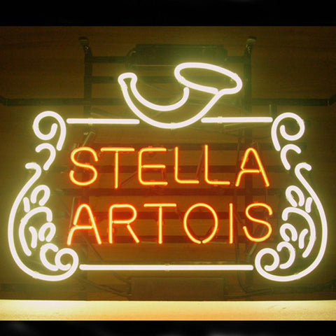 Professional Stella Artois Belgian Lager Neon Beer Lager Bar Pub Sign