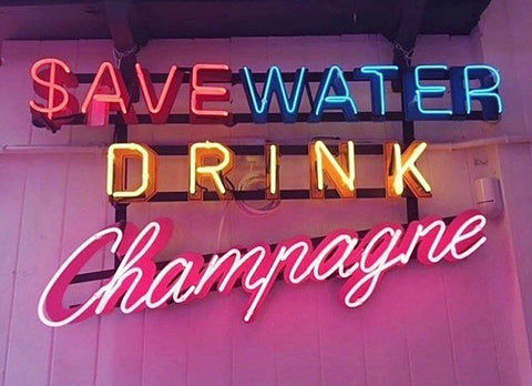 Save water Handmade Art Neon Signs 