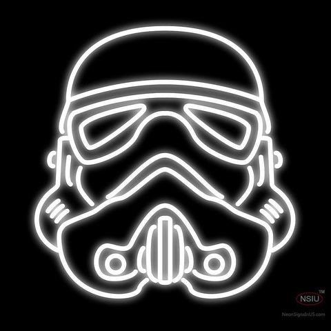 Star Wars Stormtrooper Helmet Neon Sign 