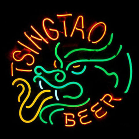 Professional Tsingtao Beer Bar Open Neon Signs