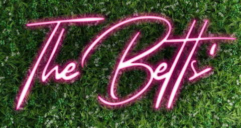 The Betts Handmade Art Neon Sign 