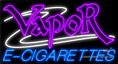Vapor E-Cigarettes Neon Sign 