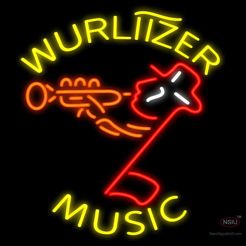 Wurlitzer Music Neon Sign 