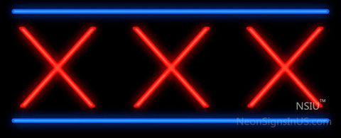 X X X Neon Sign 