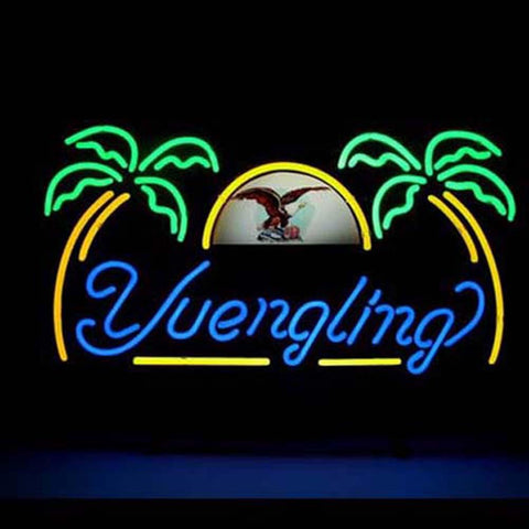 Professional  Yuengling Palm Tree Neon Sign 