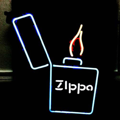 Professional Zippo Lighter Beer Bar Neon Sign