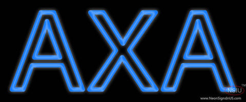 Alpha Chi Alpha Real Neon Glass Tube Neon Sign 