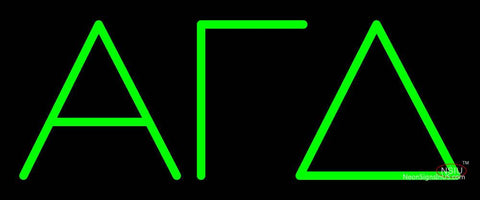 Alpha Gamma Delta Neon Sign  
