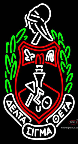 Alpha Gamma Sigma Fraternity Logo Neon Sign 