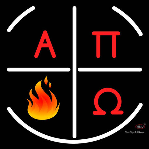 Alpha Pi Omega Logo Neon Sign 