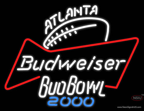 Atlanta Budweiser Budbowl  Real Neon Glass Tube Neon Sign 