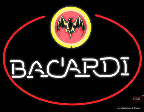 Bacardi Bat Oval Neon Rum Sign