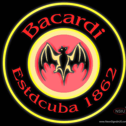 Bacardi Estdcuba  Neon Rum Sign x 