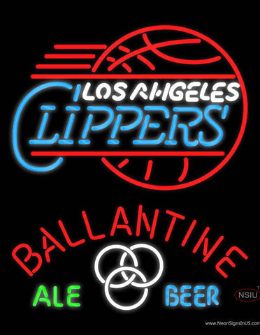 Ballantine Los Angeles Clippers Neon Beer Sign 