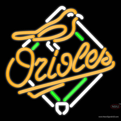 Baltimore Orioles MLB Real Neon Glass Tube Neon Sign 
