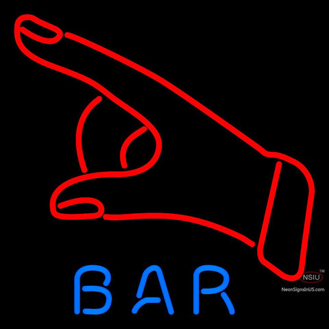 Bar Hand Neon Sign 
