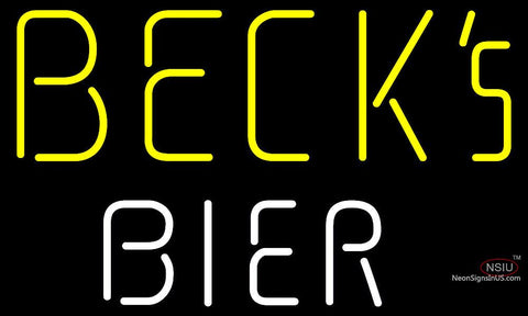 Becks Bier Neon Beer Sign 