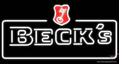 Becks Germany Neon Beer Sign 