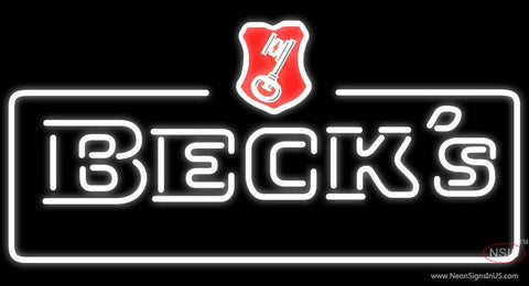 Becks Germany Neon Beer Sign