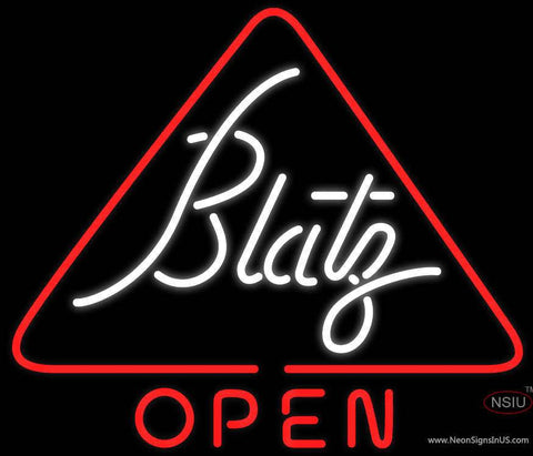Blatz Open Neon Beer Sign 