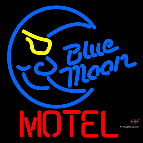 Blue Moon Motel Neon Beer Sign 