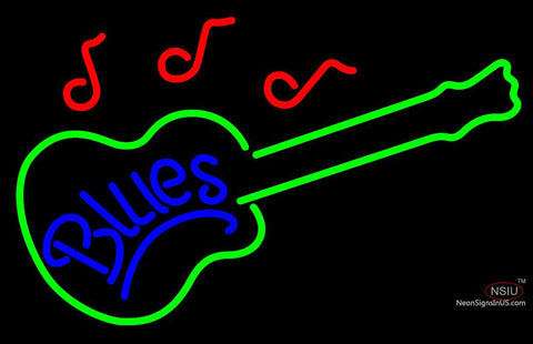 Blues Guitar Neon Sign