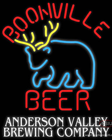 Boonville Beer Deer Anderson Valley Neon Beer Sign 