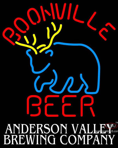 Boonville Beer Deer Anderson Valley Neon Beer Sign 