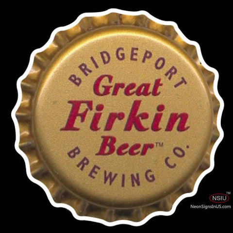 Bridgeport Great Firkin Neon Beer Sign x 