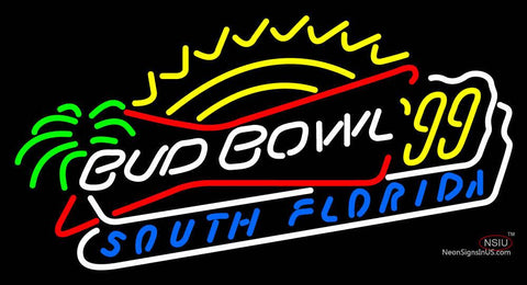 Bud Bowl  South Florida Neon Sign 