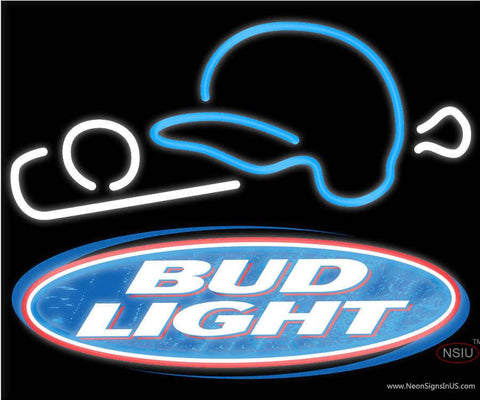 Bud Light Baseball Neon Beer Sign  x 
