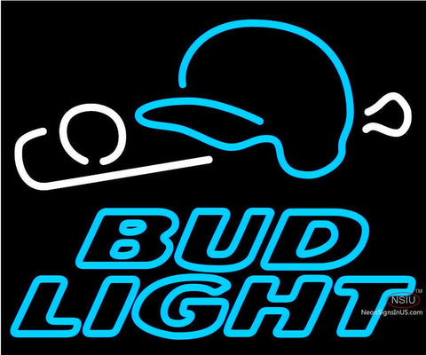 Bud Light Baseball Neon Beer Sign 