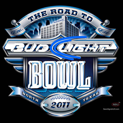 Bud Light Bowl Neon Sign 