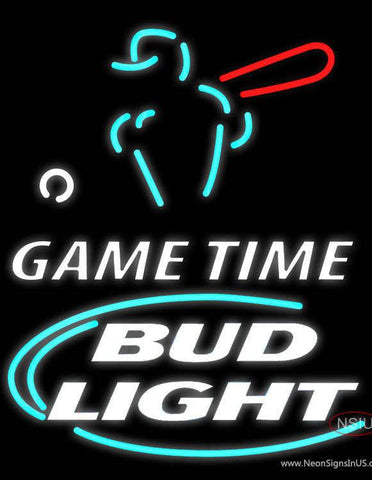 Bud Light Game Time Neon Beer Sign 