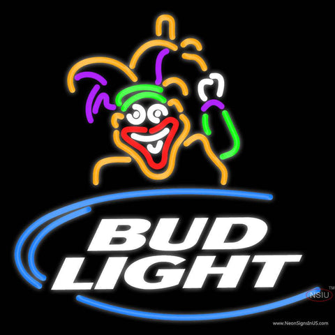 Bud Light Joker Real Neon Glass Tube Neon Sign
