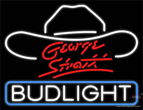 Bud Light Large George Strait Neon Beer Sign 