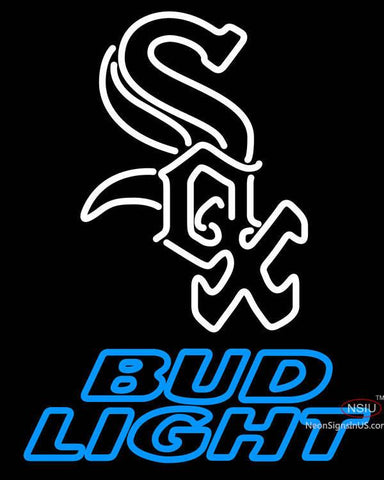 Bud Light Neon Sign - Chicago White Sox 