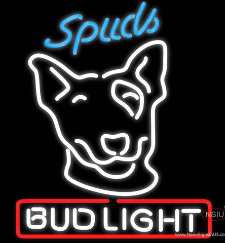 Bud Light Spuds Neon Beer Sign 