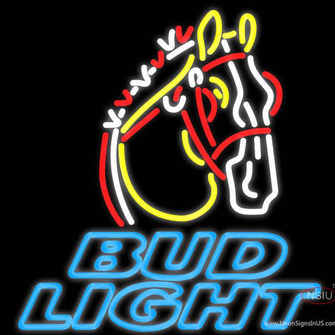 Bud Light Horse Neon Beer Sign 