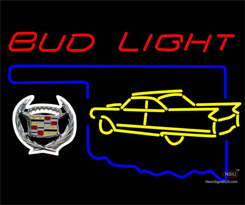 Budlight Oklahoma Calidac Car  Neon Sign 