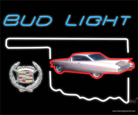 Budlight Oklahoma Calidac Car Real Neon Glass Tube Neon Sign